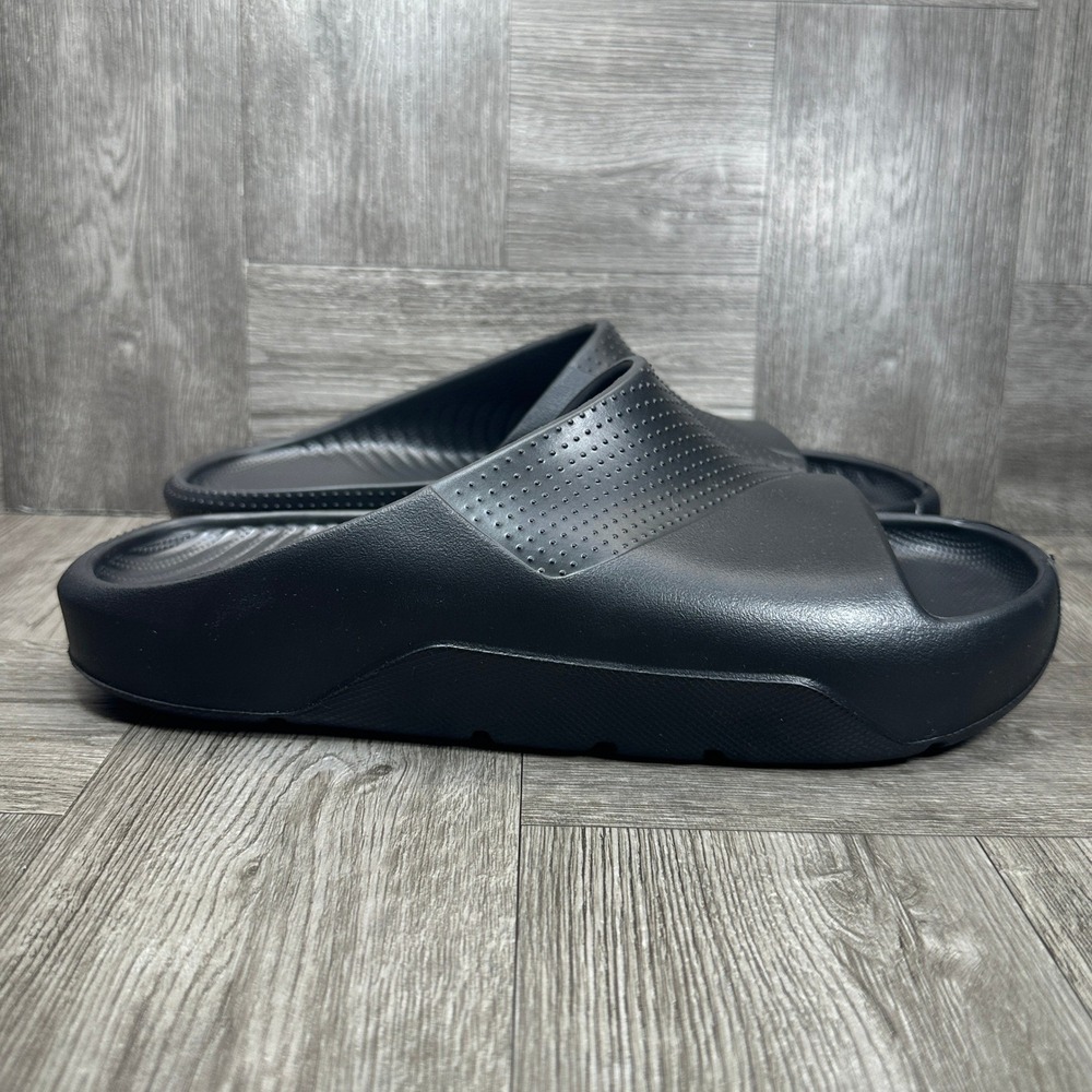 Jordan Post Slide Women Size 8 Black Athletic Foam Comfort NEW FZ6511-001